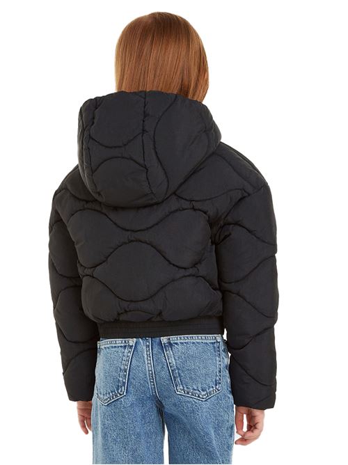 CALVIN KLEIN Cropped quilted down jacket CALVIN KLEIN | CKIG0IG02245BEH